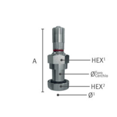 Valvola tubeless tpms autocarro per cerchi in lega Alcoa 1354 Wonder