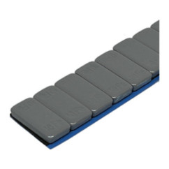 Contrappeso adesivo Italmatic in acciaio rivestito grigio per SUV e fuoristrada BLUE TAPE mod. 310G gr. 120
