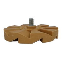 Mola rimozione adesivo dentata gambo filettato e adattatore 6 mm