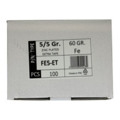 Contrappeso adesivo Italmatic in acciaio zincato FE5-ET 5x12g gr. 60