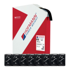 Contrappeso adesivo Hofmann in rullo in acciaio nero SPEEDLINER 355B