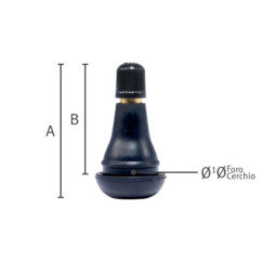 Valvola tubeless auto e agricoltura snap-in TR 415 Perfect