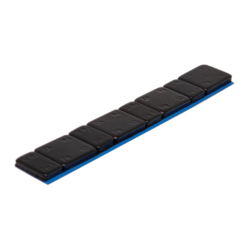 Contrappeso adesivo Perfect in acciaio rivestito nero BLUE TAPE mod. 398B 5/10x4g - gr.60