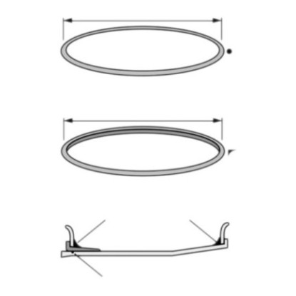 Anello di tenuta 25 pollici V