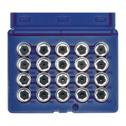 Set 20 pezzi - inserti per bulloni di sicurezza BMW