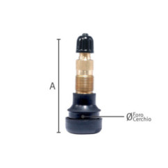 Valvola tubeless gommata Trak 718 0600 Wonder