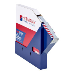 Contrappeso adesivo Hofmann in rullo in zinco rivestito grigio SPEEDLINER TAPE mod. 358