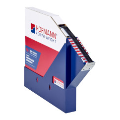 Contrappeso adesivo Hofmann in rullo in zinco rivestito nero SPEEDLINER TAPE mod. 358B