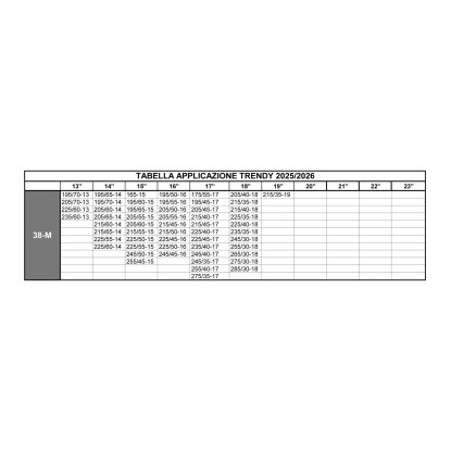 Calza neve Trendy misura 38M