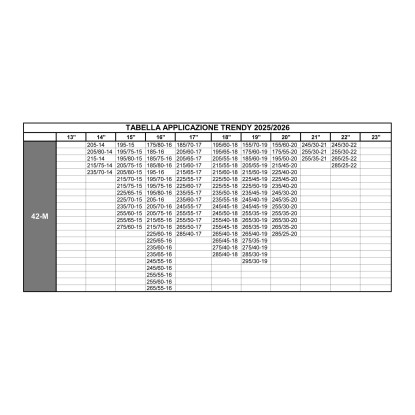 Calza neve Trendy misura 42M