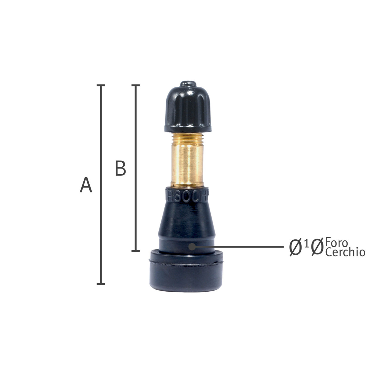 Valvola tubeless snap-in alta pressione per veicoli commerciali fino 3,5 t | Gonfiaggio | Laghi Shop