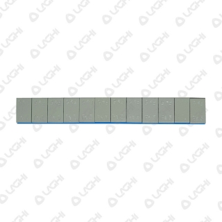 Contrappeso adesivo Italmatic in acciaio rivestito grigio BLUE TAPE mod. FEG5-ET 5x12g -gr. 60