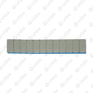 Contrappeso adesivo Italmatic in acciaio rivestito grigio per SUV e fuoristrada BLUE TAPE mod. 310G gr. 120