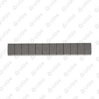 Contrappeso adesivo Italmatic in acciaio rivestito grigio stondato PAPER TAPE mod. FEG5-PTRS 5x12g - gr. 60
