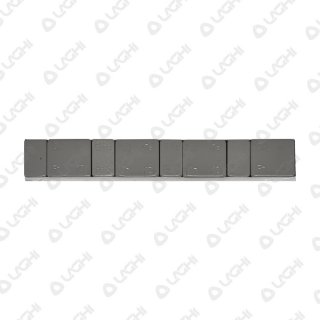 Contrappeso adesivo Italmatic in acciaio rivestito grigio stondato PAPER TAPE mod. FEG5-10-PTRS 5/10x4g - gr. 60