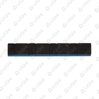 Contrappeso adesivo Italmatic in acciaio rivestito nero BLUE TAPE mod. 398B 5/10x4g - gr.60