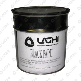 Vernice per pneumatici BLACK PAINT 5 kg
