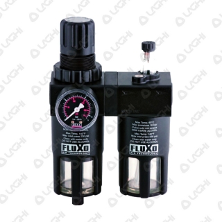 Filtro - riduttore - lubrificatore con manometro
